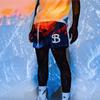 Trendy Brand Men's Quick-Dry Mesh Shorts - American Summer Style for Outdoor Sports & Beach