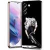 Phone Case For Samsung Galaxy S24 Ultra S23 FE S22 S20 S21 5G S10 S9 Plus S10E S8 Silicone Clear Mountain Bike Cycling Art Cover