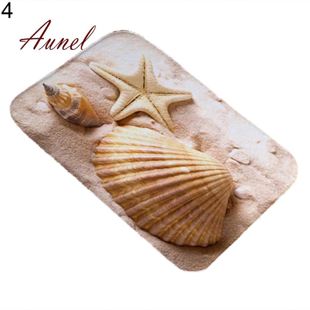 Buy Sea Shell Home Bathroom Kitchen Anti-Slip Floor Mat Bedroom Carpet ...