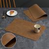 Luxury Western Food Mat Waterproof Hotel Insulation Mat Placemat  Dinning Table Decoration
