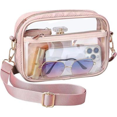 Transparente PVC Umhängetasche Damen Jelly Quadratische Schulter Messenger Bag Wasserdichte Kosmetiktasche Weibliche Handy-Geldbörse für Reisen