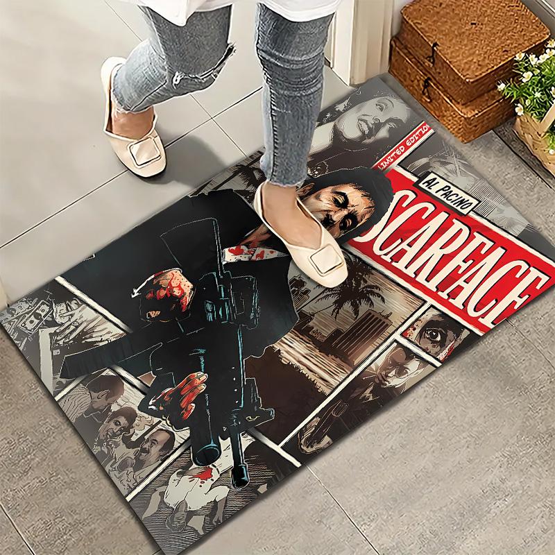 Scarface Carpet Rug For Living Room Bedroom Home Sofa Decoration Kids Play Nonslip Floor Mat
