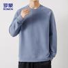 ROMON Men's Casual Crew Neck Long Sleeve Sweatshirt