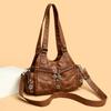 Women's Bag Vintage Tote Bag Large Capacity Multi-Pocket Shoulder Bag