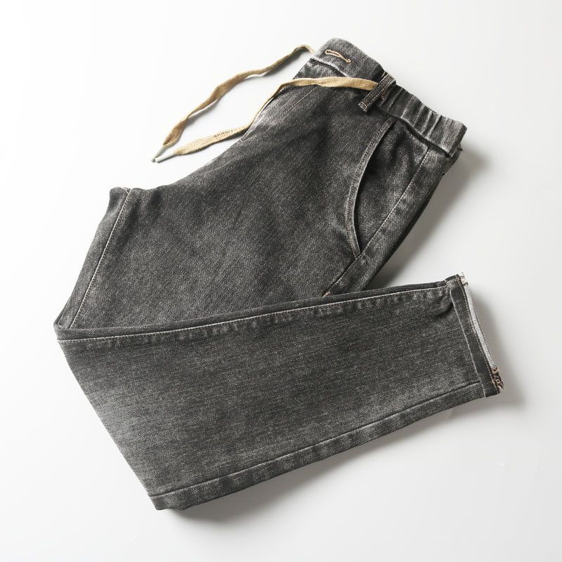 Foreign Trade Tail Goods Cut Label Smoky Gray Autumn and Winter Jeans Smoky Gray twenty-eight