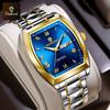 Binbond Men Watch Fashion Business Dual Calendar Display Gold Stainless Steel Waterproof Watch Luxury Brand Quartz Watch For Men