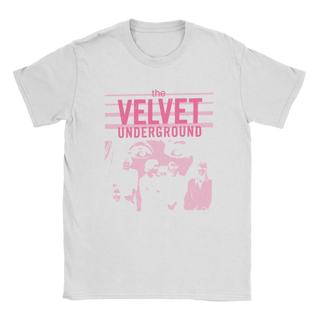 Pánské bavlněné tričko The Velvet Underground Vtipná trička s kulatým výstřihem Krátký rukáv Oblečení Nápad na dárek