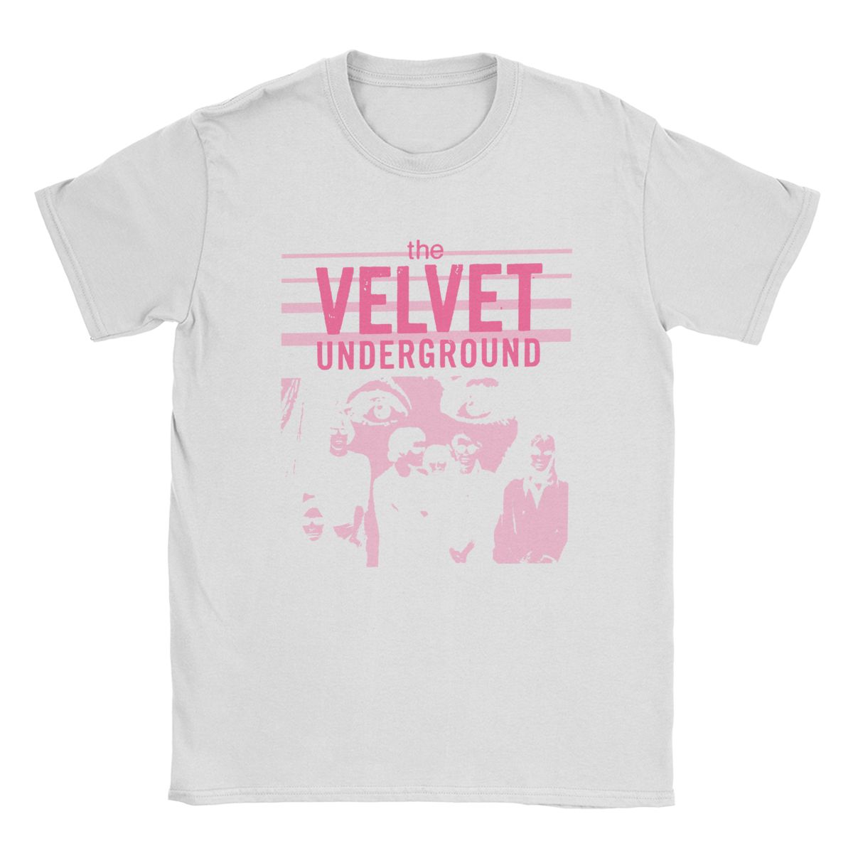 

Мужская хлопковая футболка The Velvet Underground, смешные футболки с круглым вырезом, одежда с коротким рукавом, идея для подарка XXXXXL белый