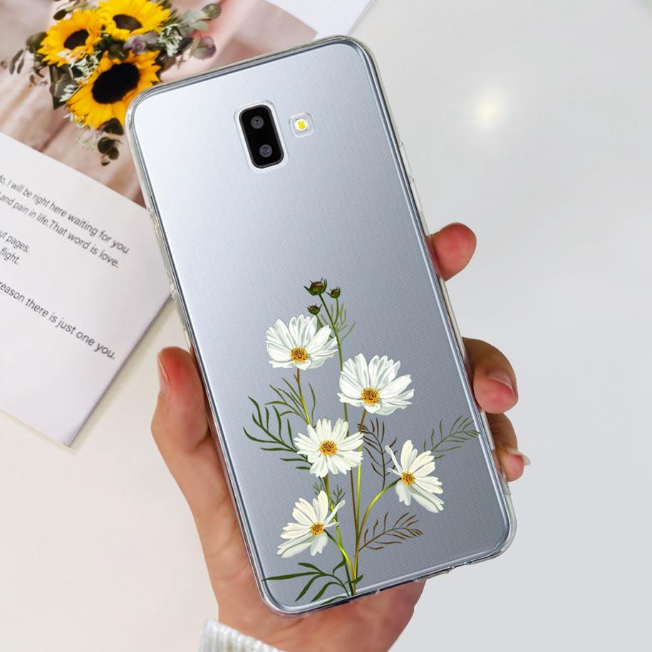 For Samsung J6 Plus Case J6 2018 J600F J610F Cover Luxury Marble Butterfly Clear Soft Cases For Samsung Galaxy J 6 J6+ 2018 Capa