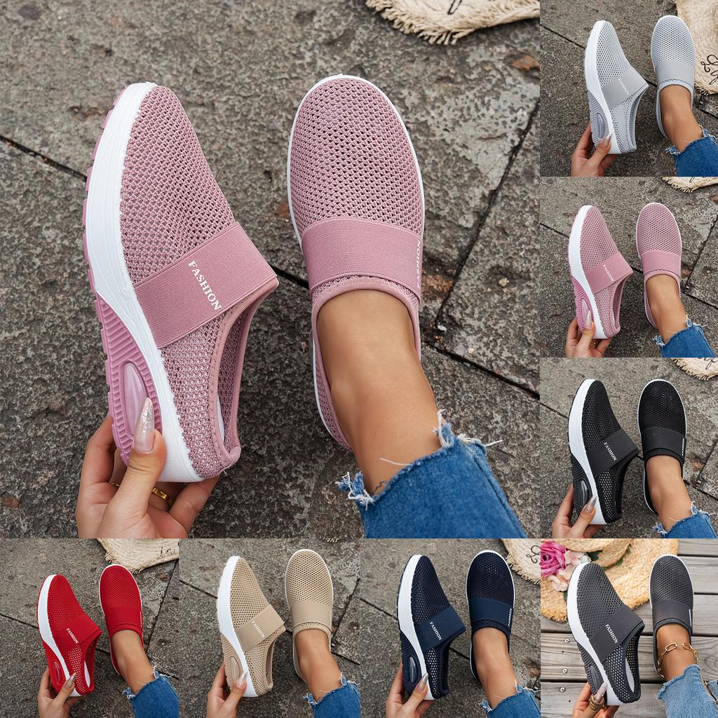 Hollow Out Women's Ladies Mesh Shoes Footwear Flat Breathable Shoes