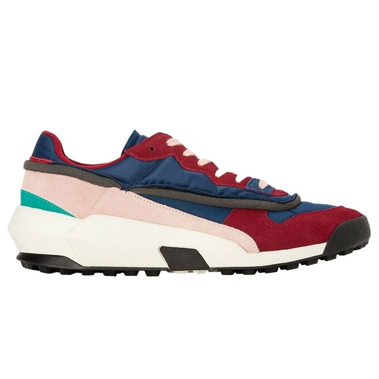 Onitsuka Tiger Men's Admix Runner Red Blue Pink Lace-Up Sneakers 1183A262-400
