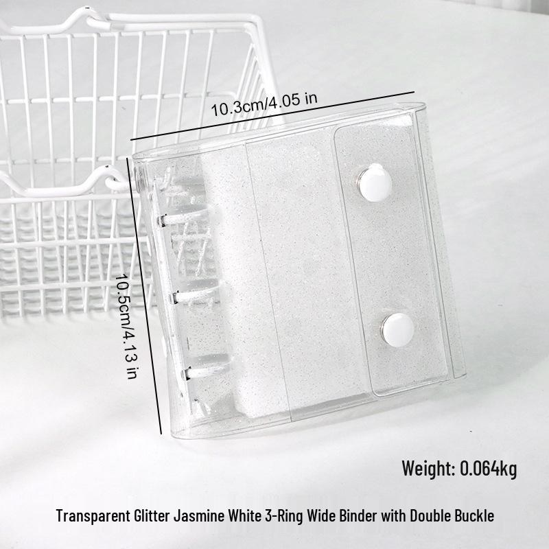M5 Transparent PVC Binder Cover for A6/A7 Photocards & Stickers