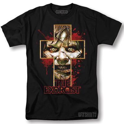 The Exorcist Tröja Halloween Skräck Klassisk Film Vintag Grafisk Design T-shirt Unisex T-shirt
