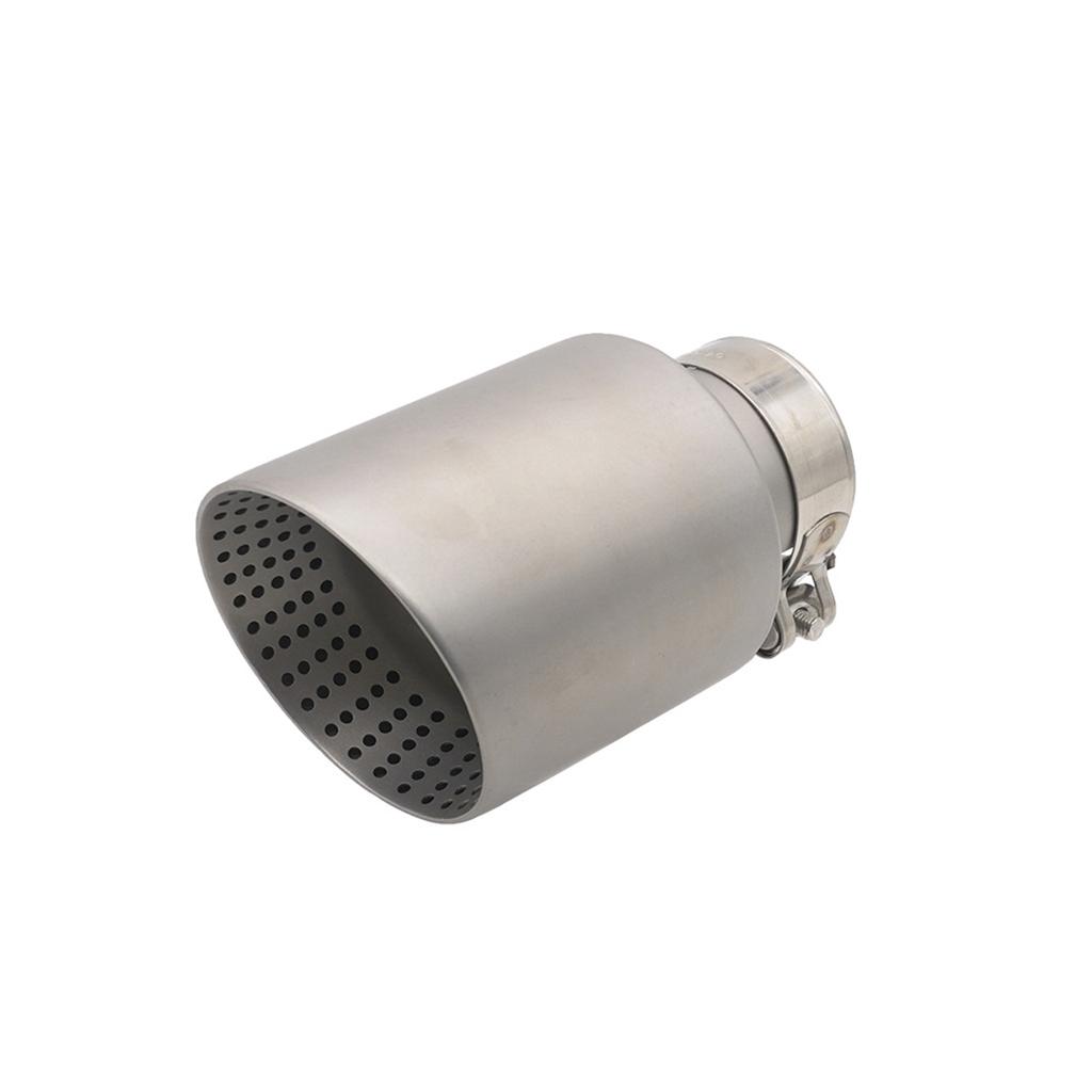 Embout Silencieux D'Échappement Universel En Acier Inoxydable - Diamètre 60mm, Longueur 140mm - Pour Voiture