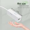 Compact Travel Power Strip with USB & Extension Cord for Home, Dorms & Offices