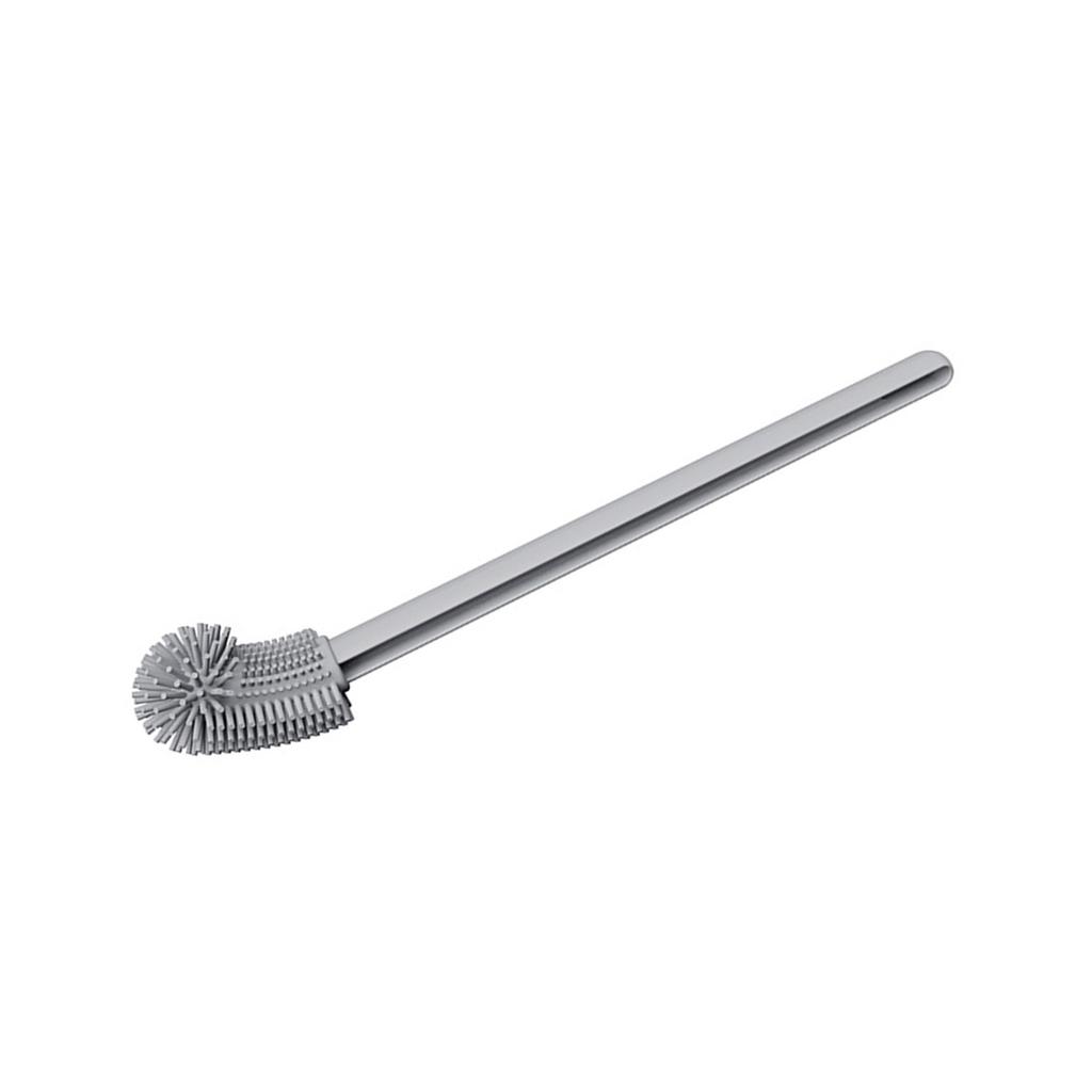 Flexible Bendable Silicone Toilet Brush Bathroom Toilet Cleaning Replacement Brush Toilet Bowl Cleaner Tool Enduring