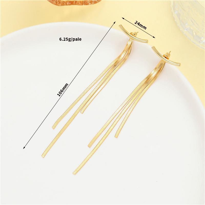 

Серьги-кисточки «Богиня»: Игла из серебра S925, Элегантный холодный стиль, Пусеты, одобренные инфлюенсерами