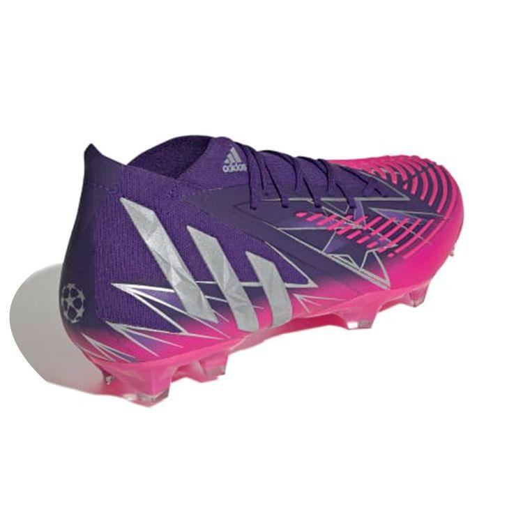 Adidas Predator Edge.1 FG Team College Фиолетовые кроссовки унисекс серебристо-металлик — фото 4