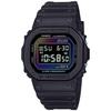 [Casio] G-Shock DW-5600RW-1JF Men's Watch, Black/Rainbow