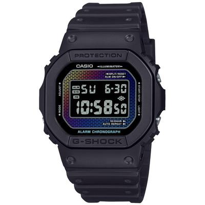 Casio Watch G-Shock DW-5600RW-1JF Men's Black/Rainbow