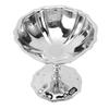 Dessert Dish Cup with Base 304 Stainless Steel Serving Bowl for Snacks Pudding Ice Cream Salad Fruit Yogurt