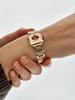 Moi Studio Gold Bread Clip Metal Bracelet