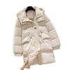 Down cotton-padded clothes winter new medium and long loose fashion cotton-padded clothes thickened cotton-padded jackets warm jackets