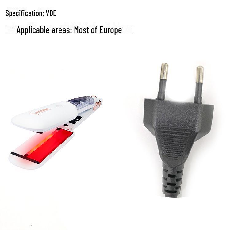 

Горячая распродажа в сфере электронной коммерции: 2-дюймовый паровой инфракрасный выпрямитель для волос European Standard белый