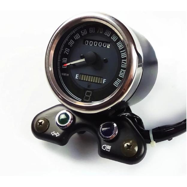 Tachometer Gauge Motorcycle Motorcycle Instrument Stopwatch Odometer for GN125 CG125 Motorbike Voltmeter Meter Odometer Speedometer Digital