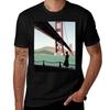 Vertigo Golden Bridge Illustration By Burroi Tshirt Outdoor Working Tshirt
