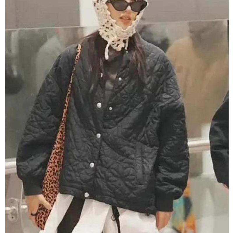 Leopard Print Canvas Bag Star Same Corduroy Printing Large Capacity Shoulder Bag Oblique Span Bag