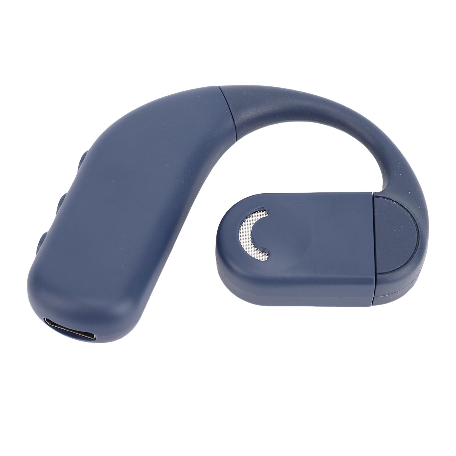 

Спортивная гарнитура BT 5.4 с цифровым дисплеем, перезаряжаемый наушник с заушным креплением для игр, стриминга, видеозвонков Blue