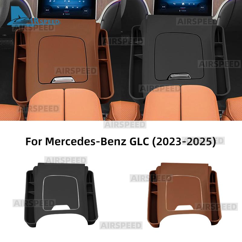 Silicone Car Central Console Storage Box LHD For Mercedes Benz GLC Class X254 GLC260 GLC300 2024 2025 Organizer Accessories