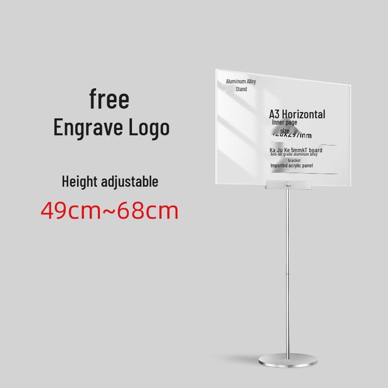 Aluminum Poster Stand for Store Promotions - Manager's Pick for New Arrivals