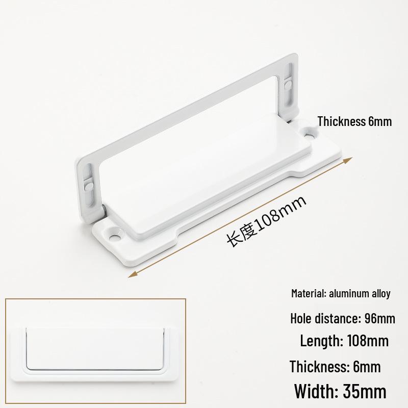 American White Aluminum Alloy Cabinet Handle