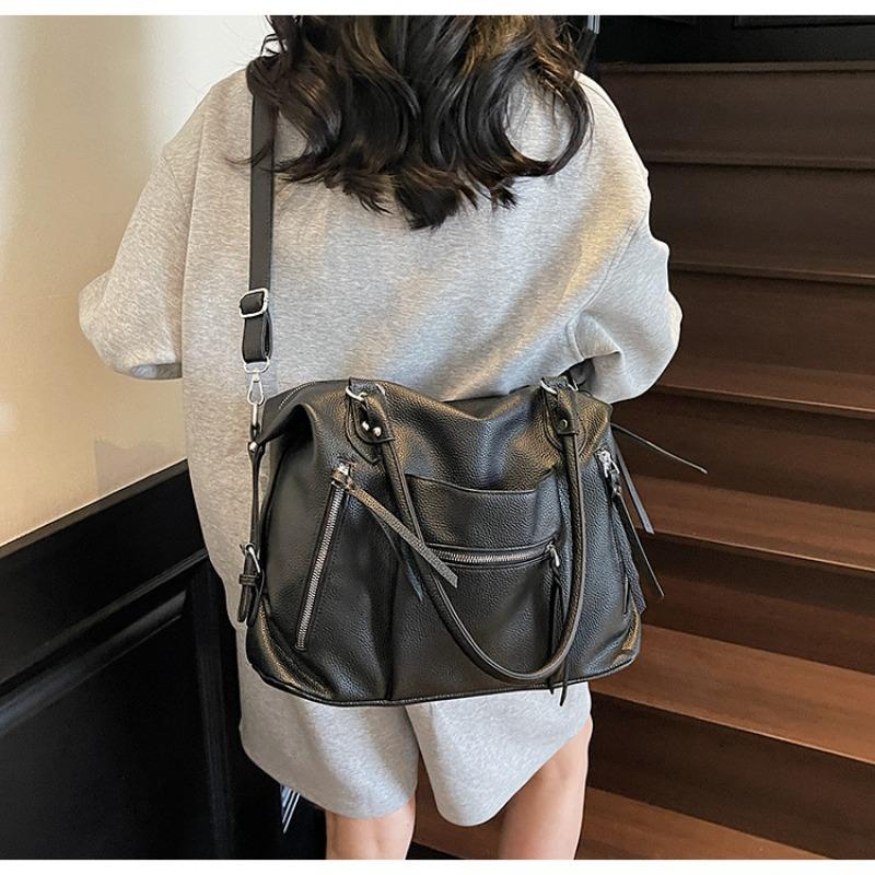 Large Capacity Retro Shoulder Tote Bag, New Commuter Oblique Span Bag, Portable Underarm Bag.