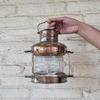 Nautical Anchor Oil Lamp  Brass Marine Ship Lantern Hanging Decor