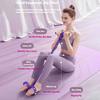 Tensioner a Pedale a Quattro Tubi Attrezzatura Multifunzionale per il Fitness Domestico Yoga Addominali Rinforzo Banda Elastica Corda di Tensione