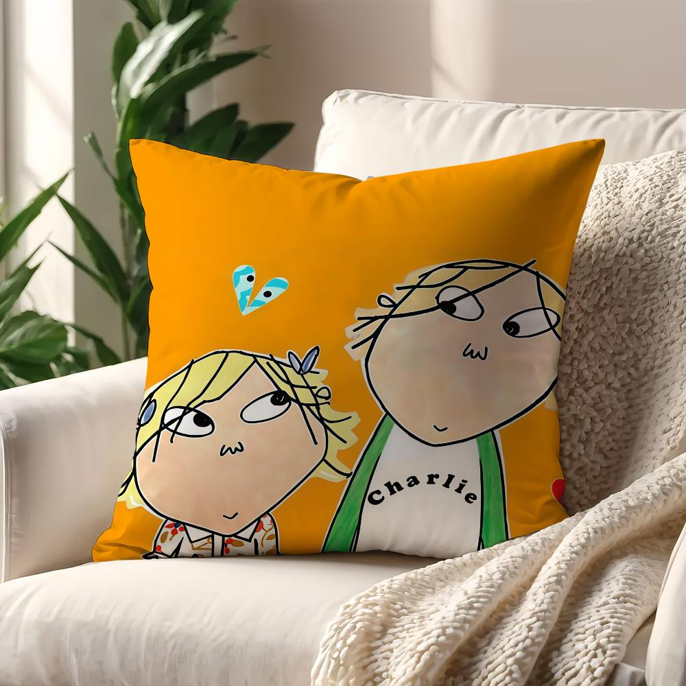

Cartoon Funny K-LOLA C-CHARLIE cushion cover For Pillow Printing Sofa Decoration Home Room Coffee Shop Office Nordic Simplicity 30cmx30cm