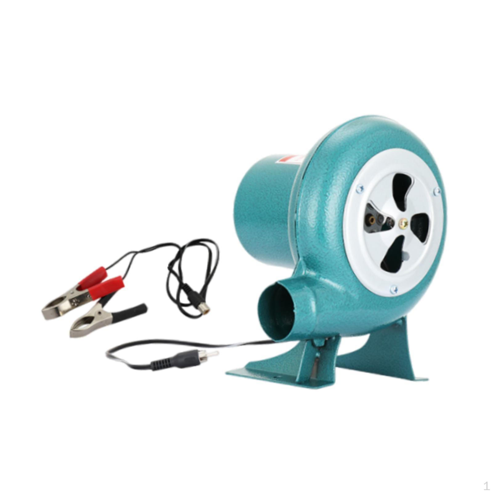 

Blower Fan Compact Copper Motor Sturdy Steel Frame Suitable for Grilling Outdoor Cooking Camping 30w