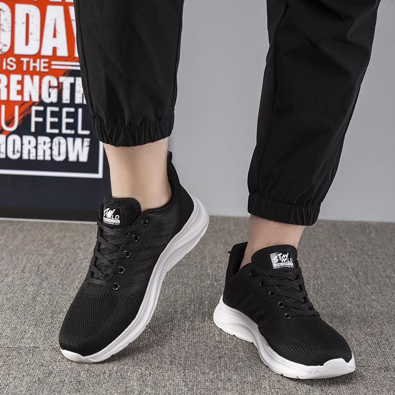 Summer soft-soled mesh breathable casual men's shoes women's shoes breathable comfortable sports walking shoes non-slip elderly shoes