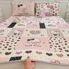 Handun Cartoon Ice Silk Latex Cooling Mat Set