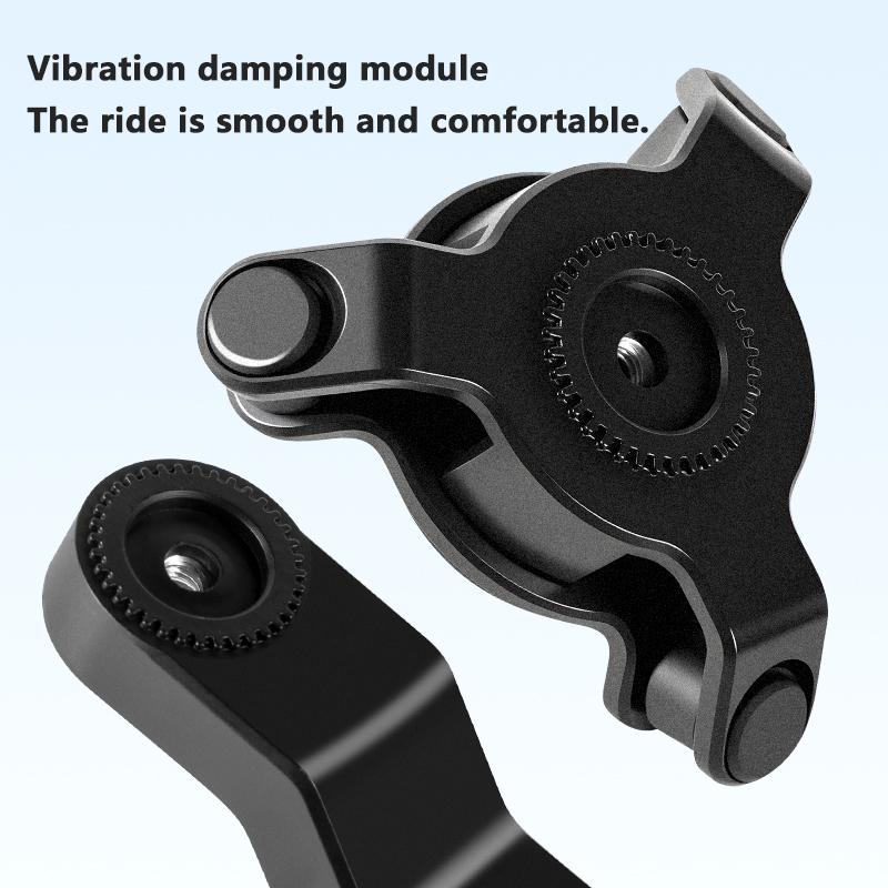 Universal Secure Cell Phone Holder for Handlebars Multi-purpose Mount Fit for Motorcycle Bicycle E-Bike and Daily Scooter