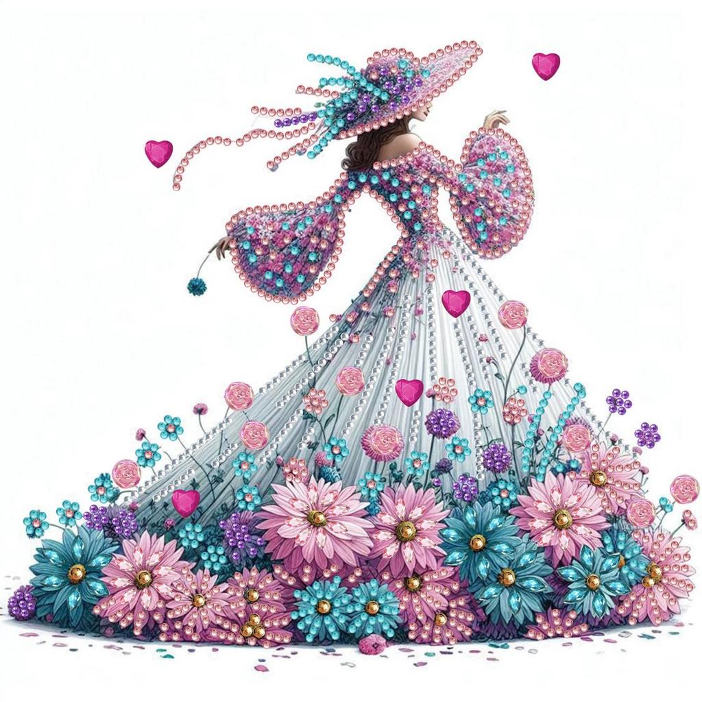 Diamond Painting, Special-Shaped Diamond Painting, Handmade Sticker Material Package 30 * 30 Diamond Sticker Diy Decorative Painting Cross-Border