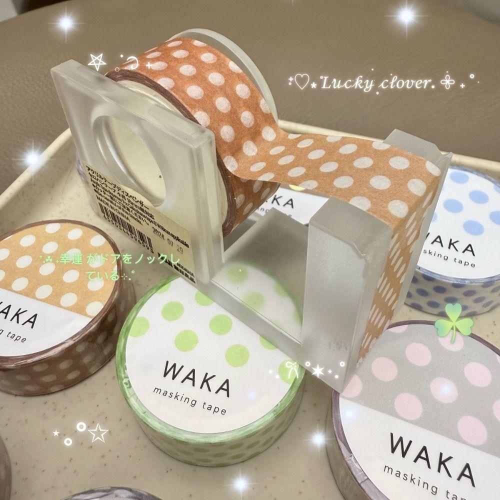 Colored Dots Washi Tape Polka Dot Decorative Stickers New Masking Tape  DIY Scrapbook