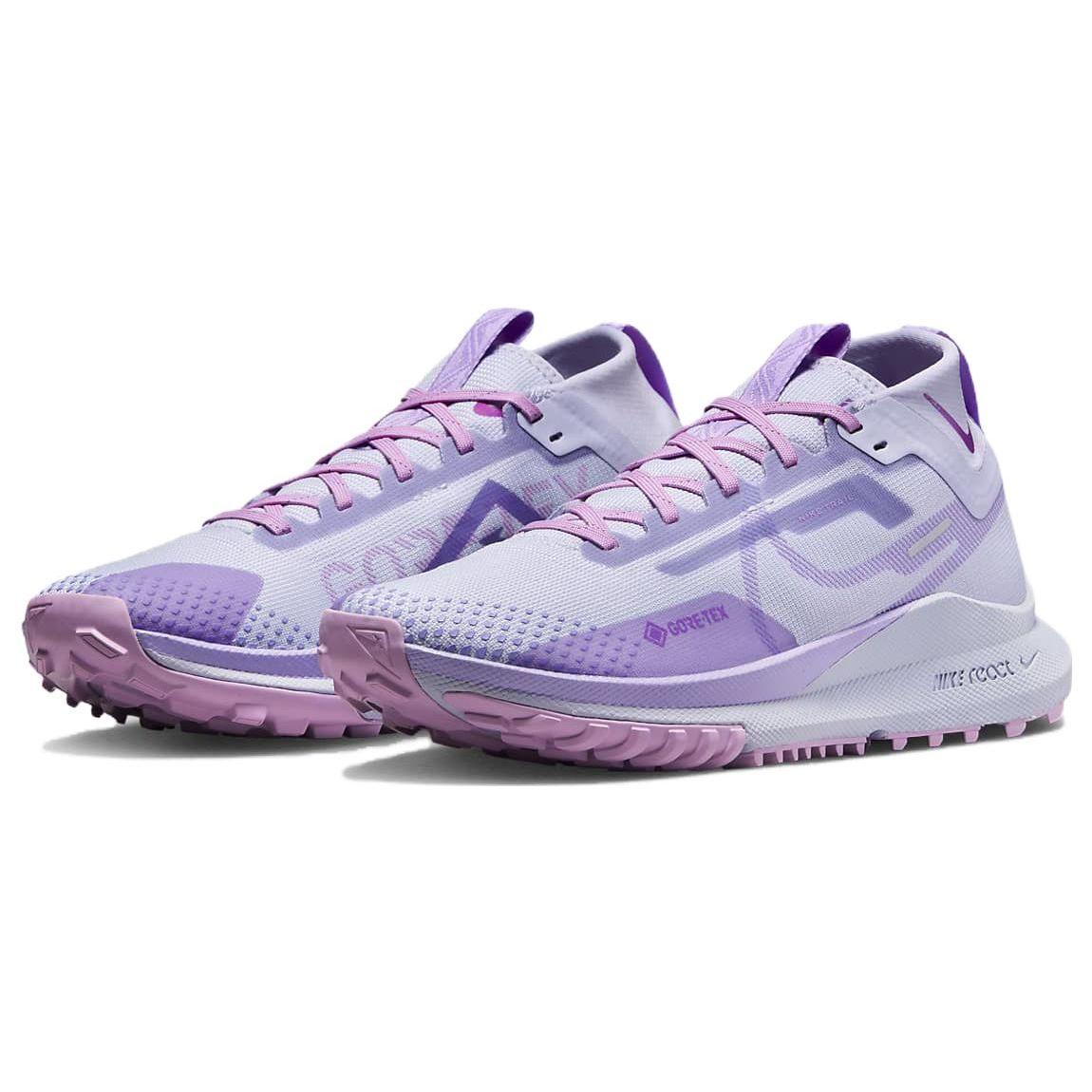 Женские кроссовки Nike React Pegasus Trail 4 GORE-TEX Oxygen Purple Pink Rush-Fuchsia — фото 3