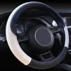 X686 Eco-Friendly Odorless Embossed Leather Steering Wheel Cover