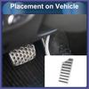 Footrest Pedal Pads Foot Rest Dead Pedal Pad Cover for Honda Civic 16-24
