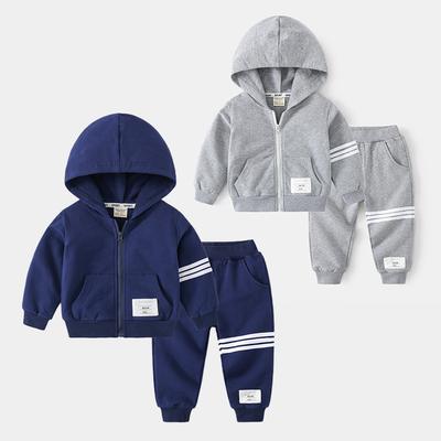 Jongens Hoodie Trainingspak Set Lange Mouw Sweatshirt en Joggingbroek Tweedeel Casual Sport Outfit voor Peuter en Kinderen