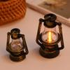 Miniature House Decor Dollhouse Kids Toy Kitchen Scene Ornaments Kerosene Lantern Toy Doll Oil Lamp